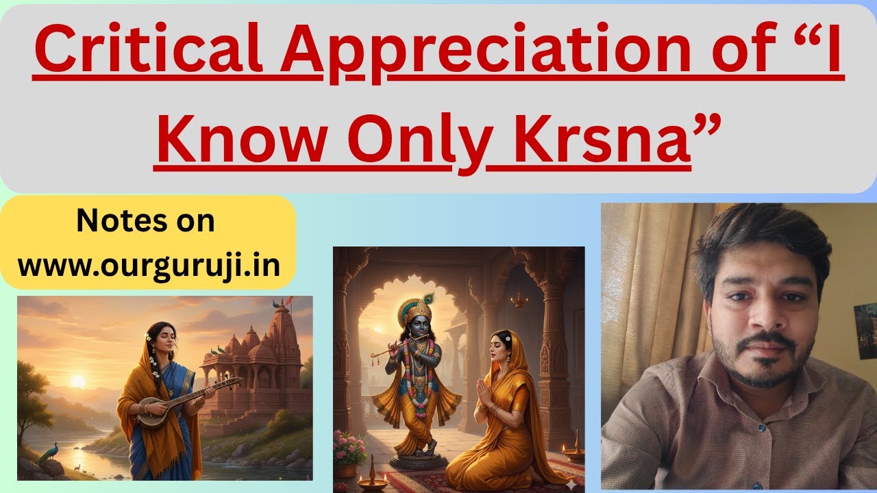 Critical Appreciation of 