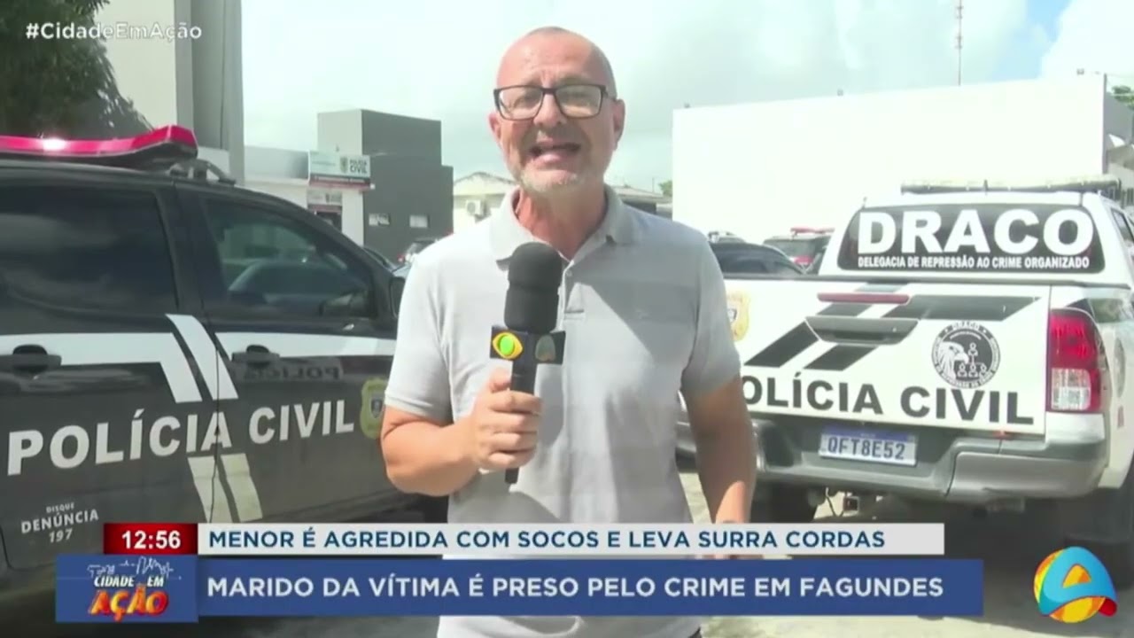 Cidade em Ação - Menor é agredida com socos e leva surra de cordas na cidade de Fagundes