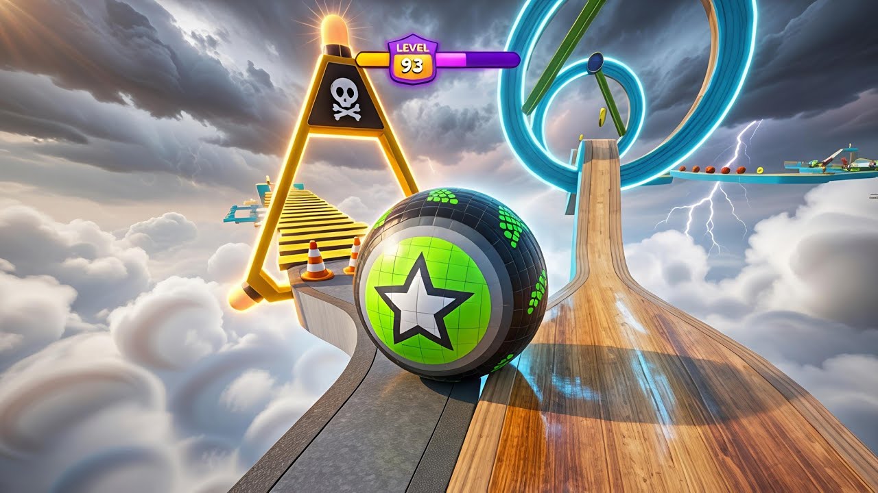 Going Balls gets mastery in over faster ball rolling android ios gameplay 