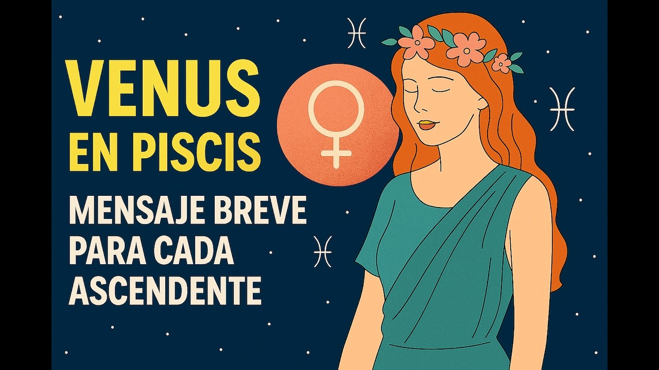 🌸 Venus en Piscis ~ Mensaje breve para cada Ascendente 🌸