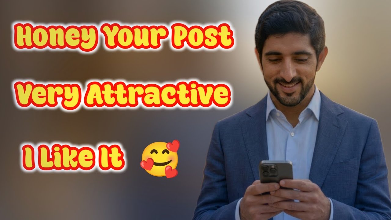New Fazza Poem | ‎‎‎‎‎‎‎Honey Your Post Very Attractive | New Fazza Poem 2026 Sheikh Hamdan Poetry