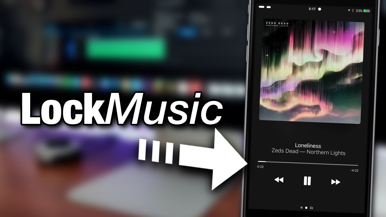 iOS 10 Tweaks: LockMusic Better Functionality For Your Lockscreen Music Controls