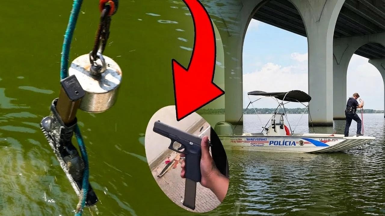 Ela jogou essa arma no rio e a gente encontrou