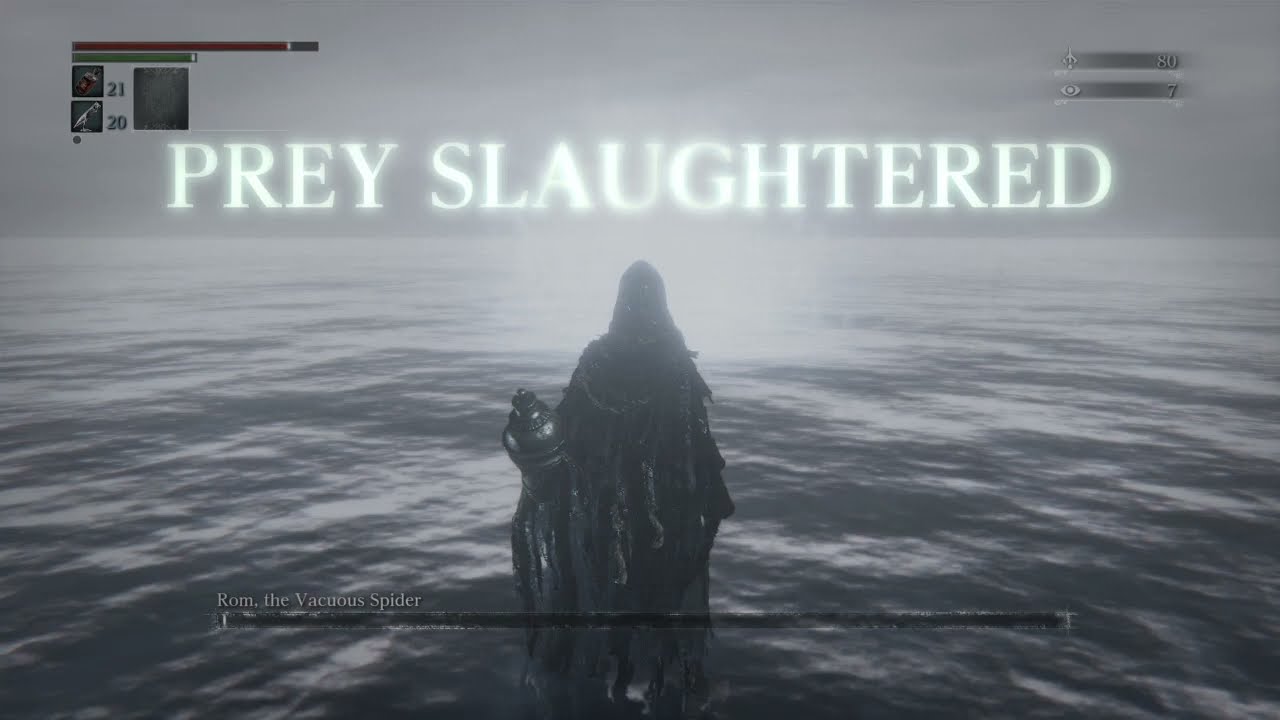 Bloodborne&trade;  - Rom the Vacuous spider - cannon glitch