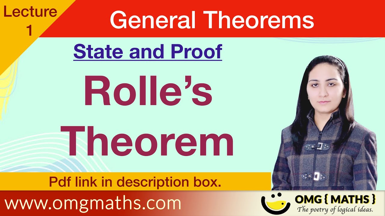 Rolle’s Theorem | Proof | State and Prove Rolle’s Theorem | Bsc