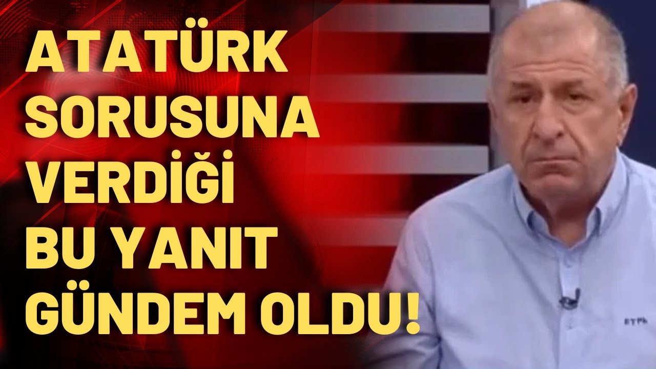 Ümit Özdağ'ın Atatürk’ü anmayan imama neden tepki gösterdiniz sorusuna yanıtı gündem oldu!