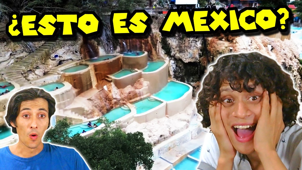¡NO PODEMOS CREER que este lugar existe! 🇲🇽 Tolantongo | Mexicanos reaccionan