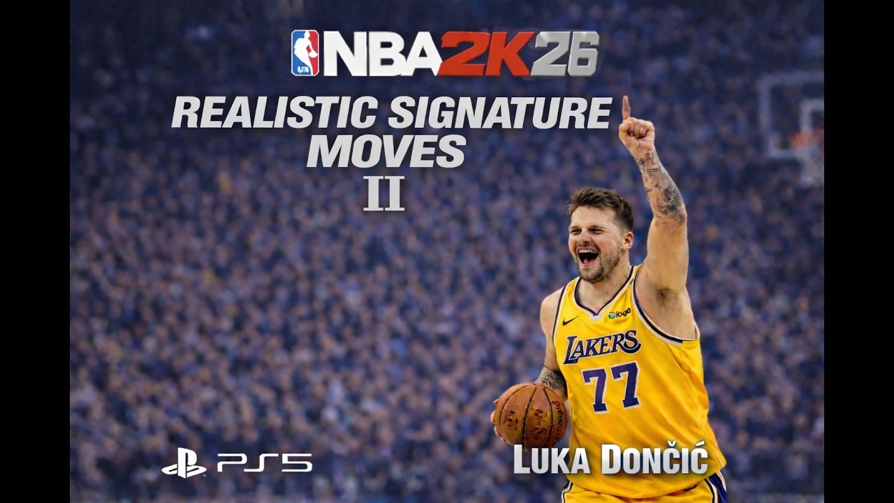 NBA 2K26 | Luka Dončić Realistic Signature Moves 2 | PS5