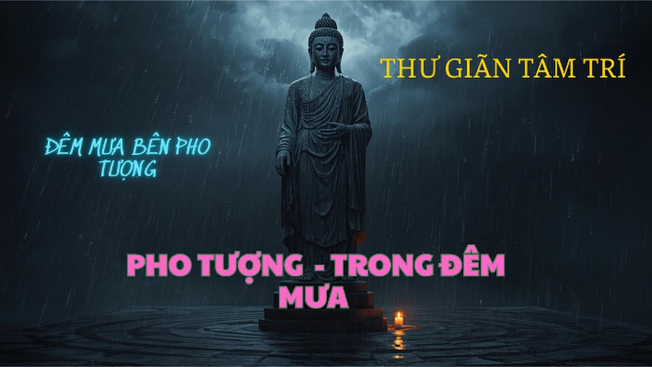 PHO TƯỢNG TRONG ĐÊM MƯA | Không Gian Tĩnh Lặng Giúp Ngủ Sâu & An Tâm