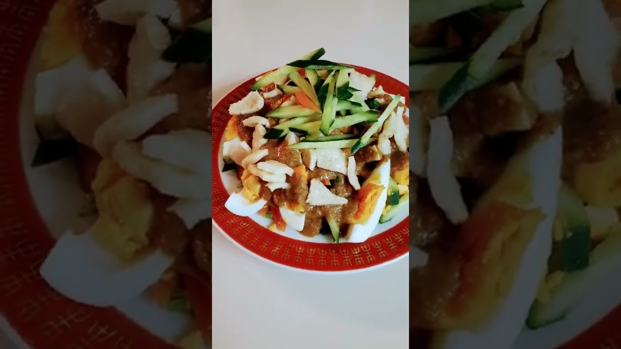 Indonesian Traditional Salad || Pecel Sultan#shorts