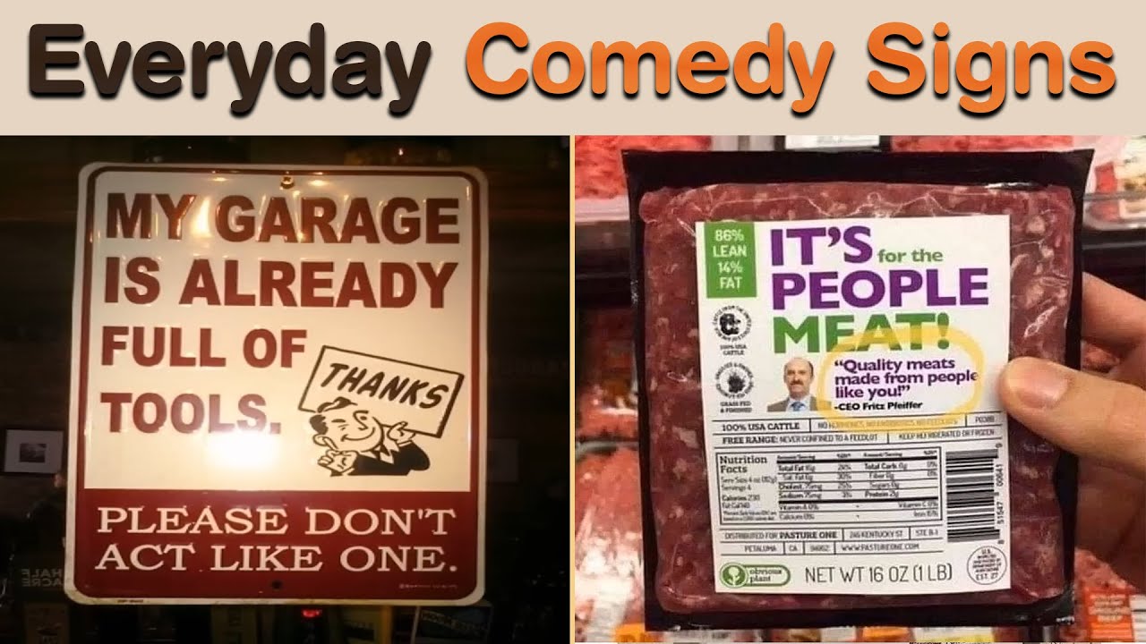 Everyday Comedy Signs That Turn Normal Places Into Laugh-Out-Loud Moments || Sign Hub