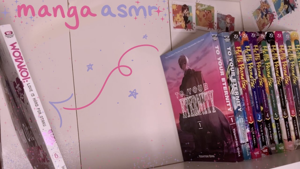 ASMR Rearranging a Manga Shelf (whispered)
