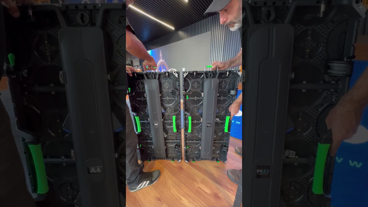 Lan&ccedil;amento P1LED | Painel de LED P2.6 Black Face Curve Rental Indoor #shorts