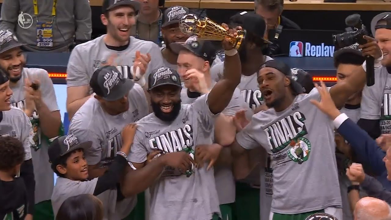 Jaylen Brown wins ECF MVP after beating the Pacers - Full Speech