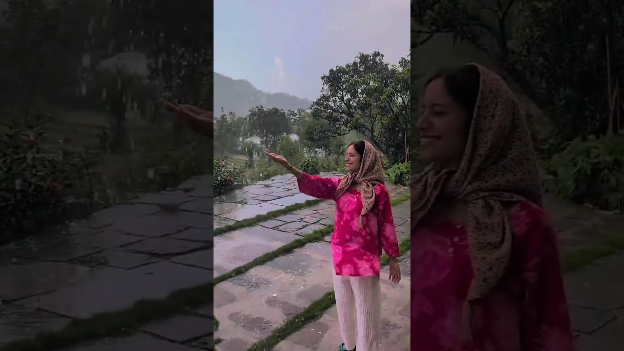Rainy day vlog in the mountains 🌧️#viralvideo#pahadi#villagelife#trendingnow#ytshorts#rainyday