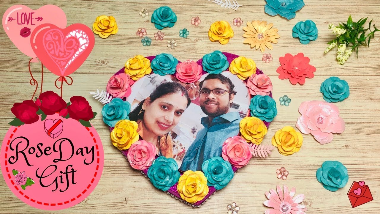 Valentine week series || Day 1 || Rose day gift || Photo frame
