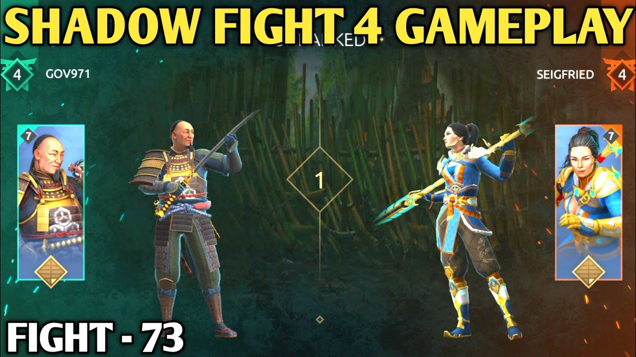 Fight - 73 || shadow fight 4 gameplay || ranked match  || shadow fight 4 || android games