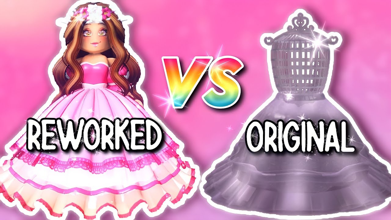 ALL OF THE REWORKED SKIRTS IN ROYALE HIGH VS THE ORIGINAL SKIRTS! Royale High Then Vs Now & Tea