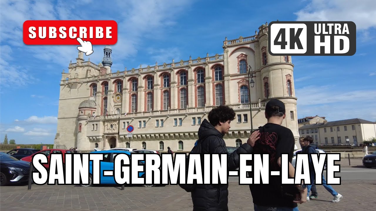 Visite Saint-Germain-en-Laye | France | Walking Tour [4K/60fps]