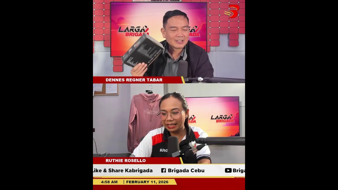 𝐋𝐀𝐑𝐆𝐀 𝐁𝐑𝐈𝐆𝐀𝐃𝐀 FEBRUARY 11, 2026 | WEDNESDAY 90.7 BRIGADA NEWS FM CEBU