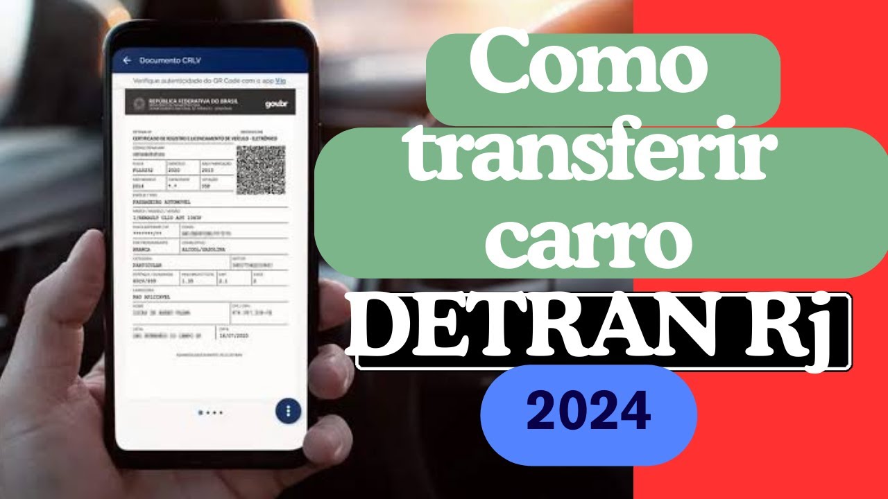 Como fazer transferência de veiculo no Rio de Janeiro - 2024/ Detran Rio de Janeiro