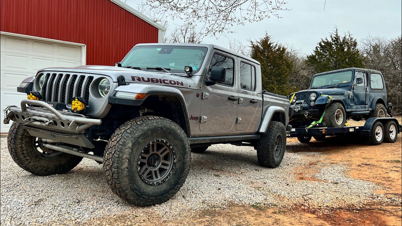 Хорошо ли буксируется приподнятый Jeep Gladiator? Представляем вашему вниманию «новый» проект CJ7...