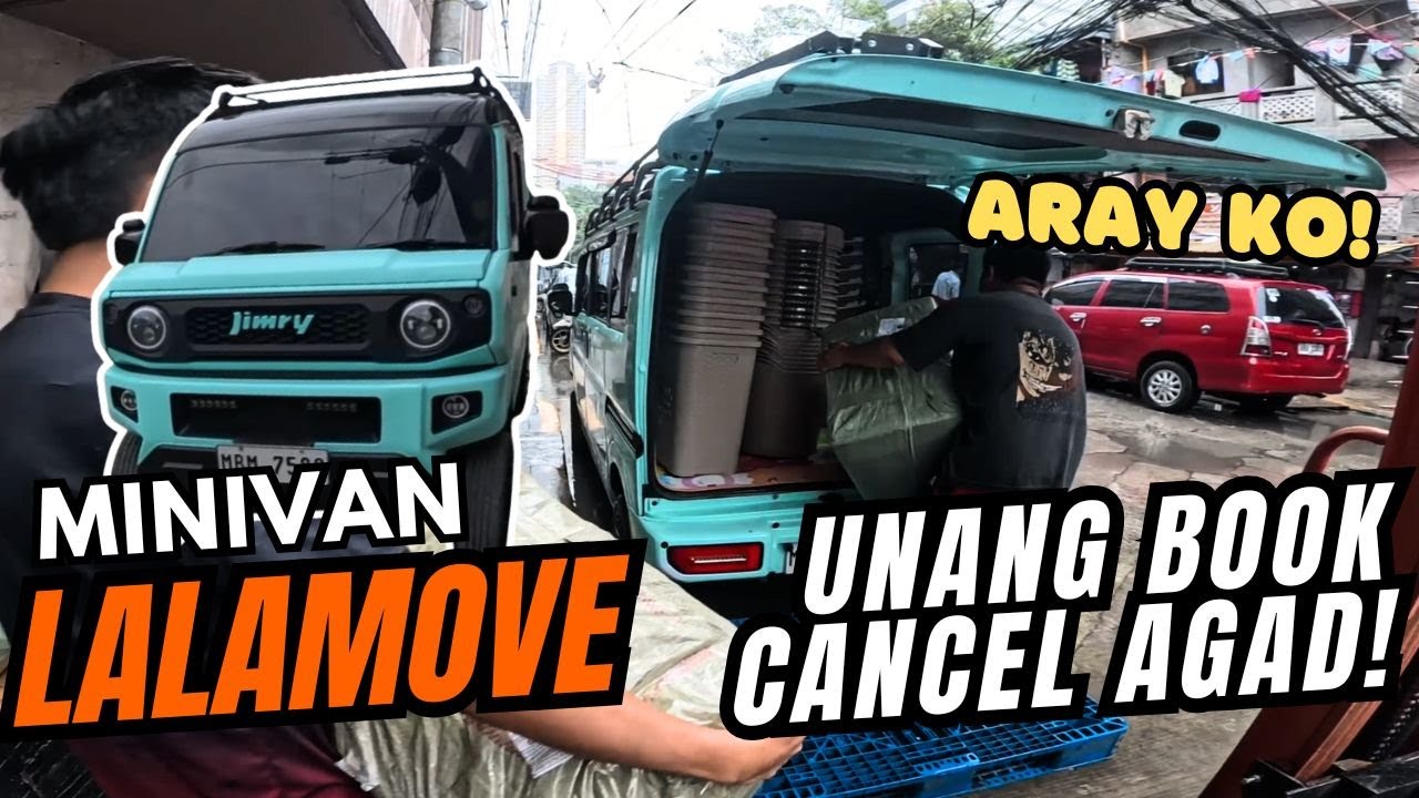 Sulit ba sa Lalamove ang Minivan kung 600kg Category? | Lalamove Saturday Sideline using Jimry