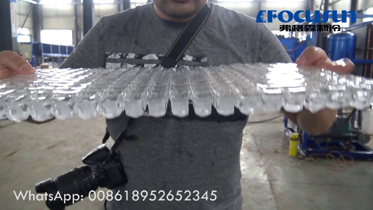 Focusun big capacity cube ice machine, 10 tons per day