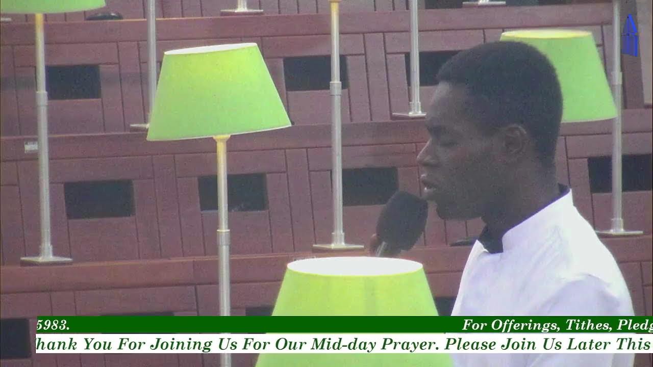 MID-DAY PRAYER FOR WEDNESDAY, 21TH JANUARY, 2026