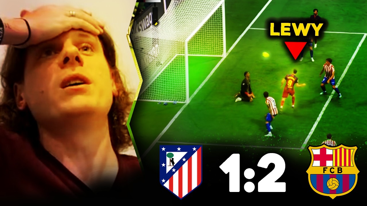 Footroll REAKCJA Z Widokiem Meczu | Atletico Madryt 1:2 FC Barcelona