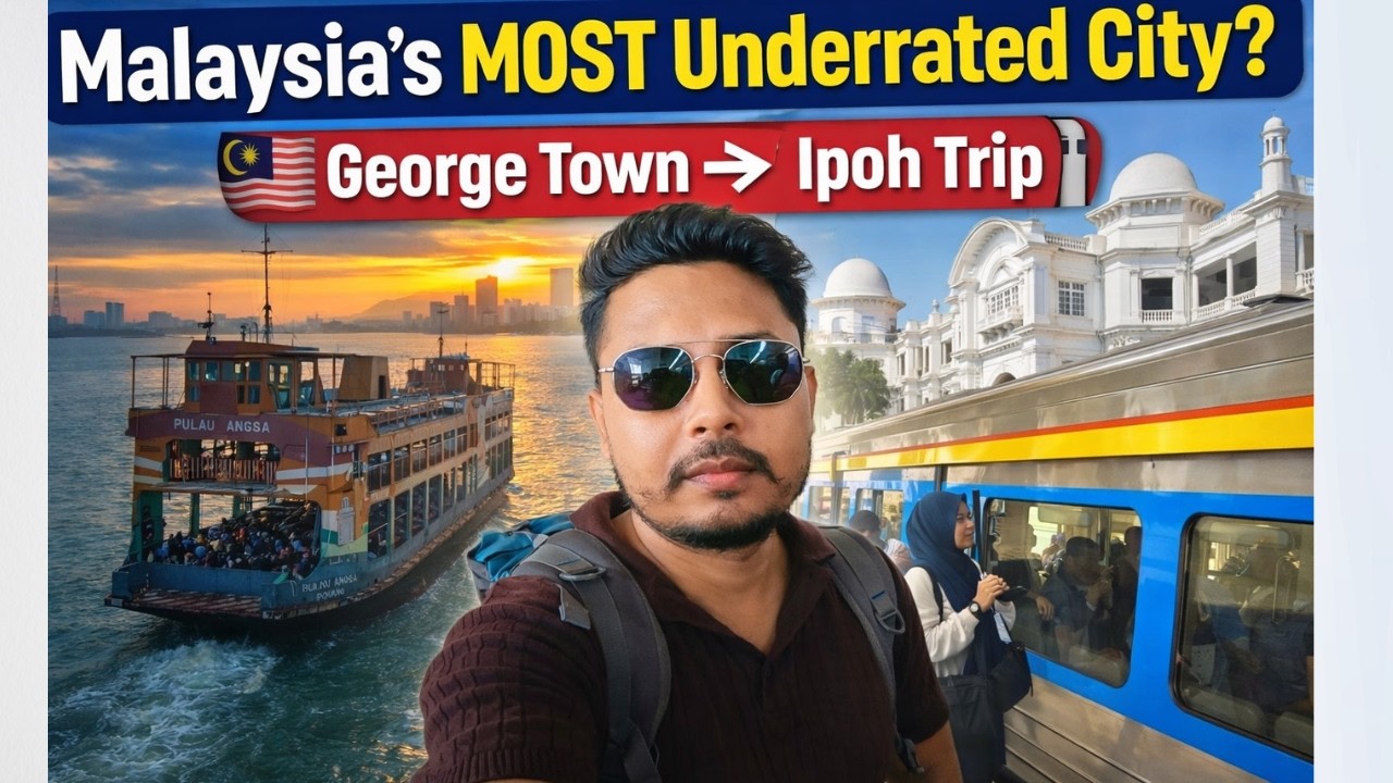 Malaysia’s Secret Paradise  Shocked🇲🇾George Town se Ipoh –Malaysia ka Real Beauty😍Didn’t Expect🇲🇾
