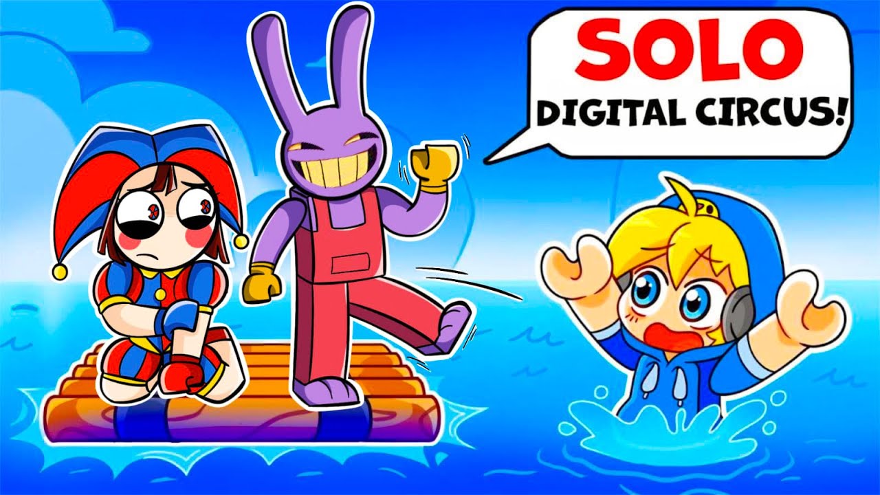 SOPRAVVIVI Alla Zattera SOLO THE AMAZING DIGITAL CIRCUS Su ROBLOX!