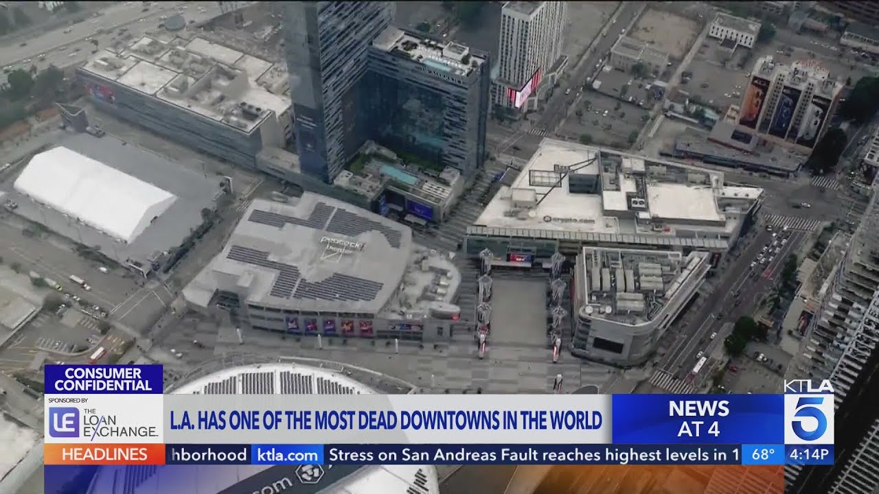 L.A. has one of the most dead downtowns in the world, study finds
