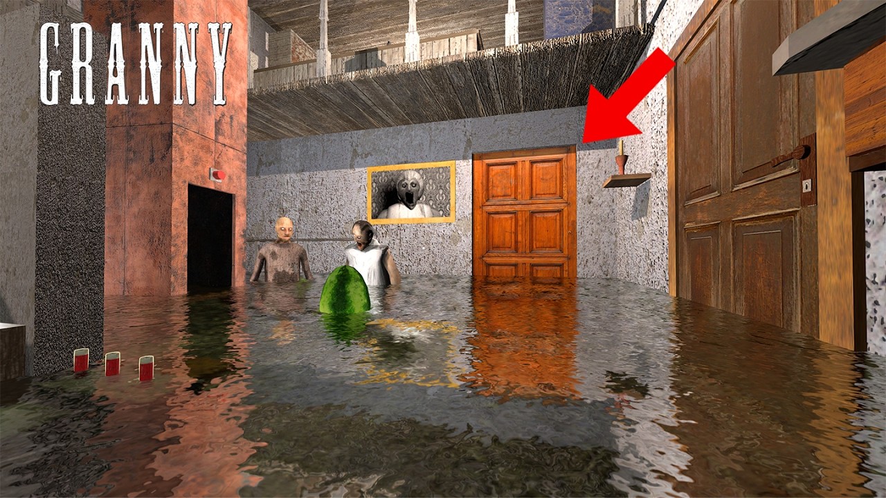 Granny Recaptured - The Granny Rebuilt House Is Now FLOATED