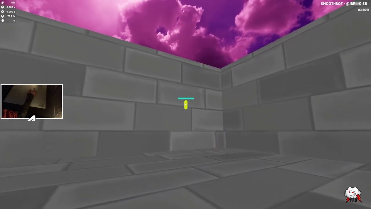 🥇#1 Aimbeast Smoothbot  - 3,276 (52cm, Pulsar X2H, SkyPad 3.0)