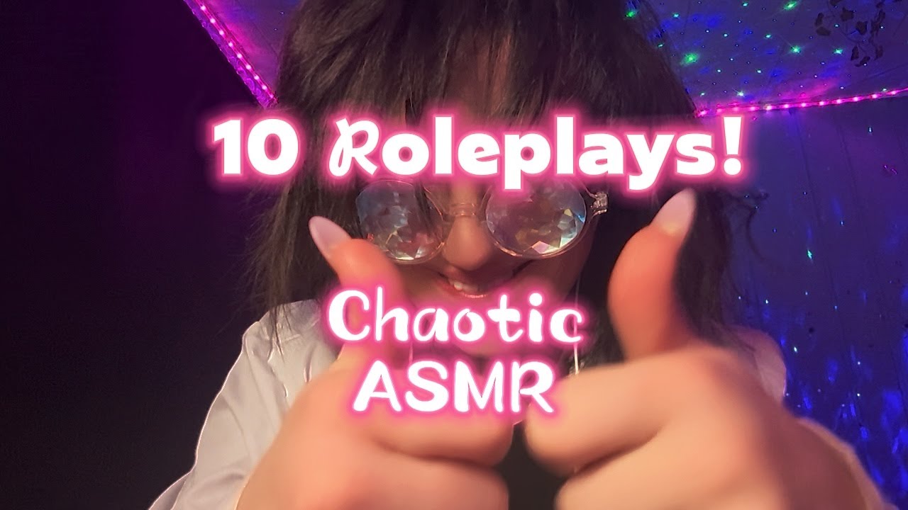 ASMR |  😴⏱️1 Hour of 10 Tingly Roleplays💅🏼💇🏻‍♀️🧘🏻‍♀️ (Fast, Aggressive, Chaotic)