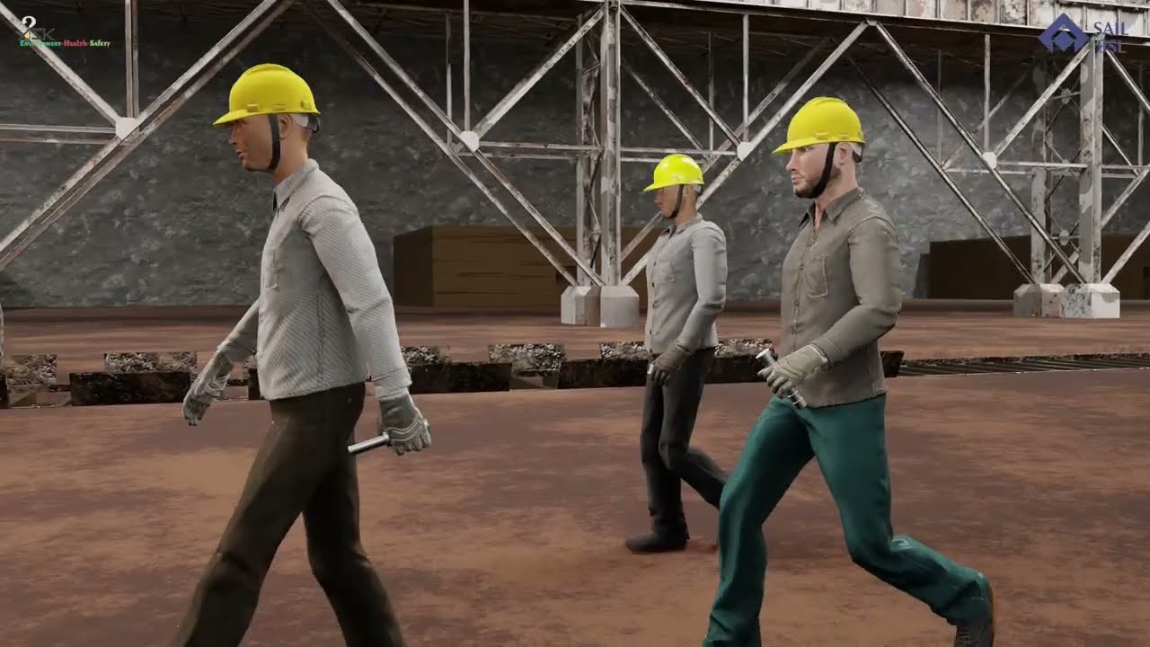 Factory Manufacturing Industry Employee Safety Averse Video Part 01