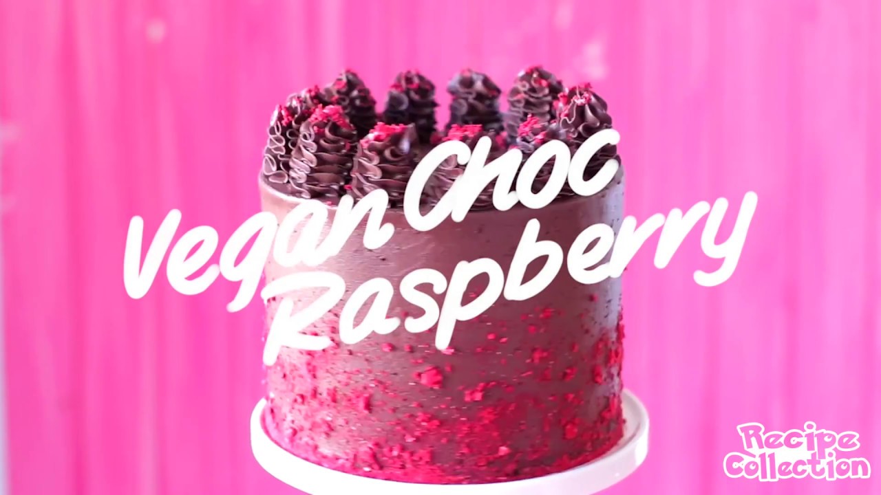 How to Make Vegan Chocolate Raspberry Cake