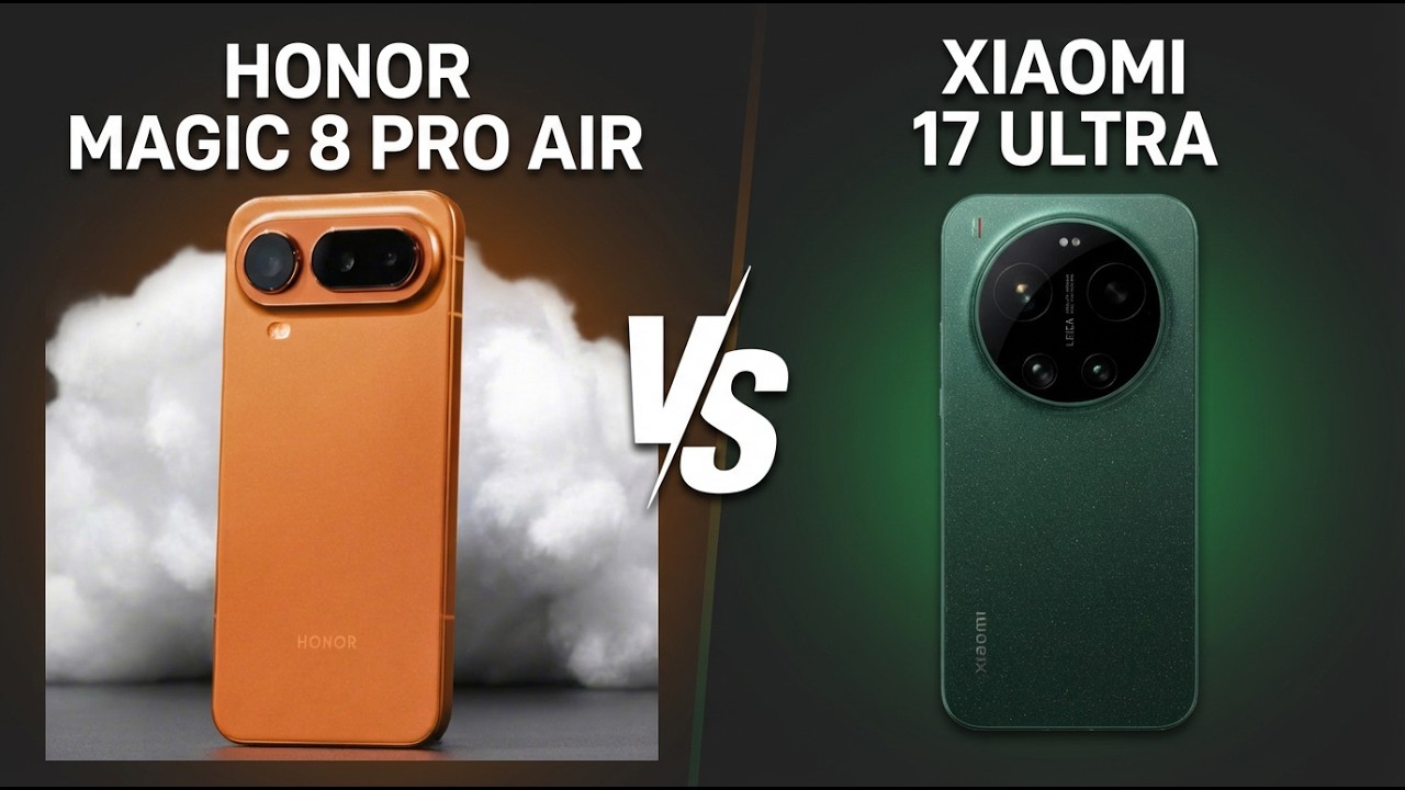 Сравнение камер Honor Magic 8 Pro Air и Xiaomi 17 Ultra: сравнение двух моделей.