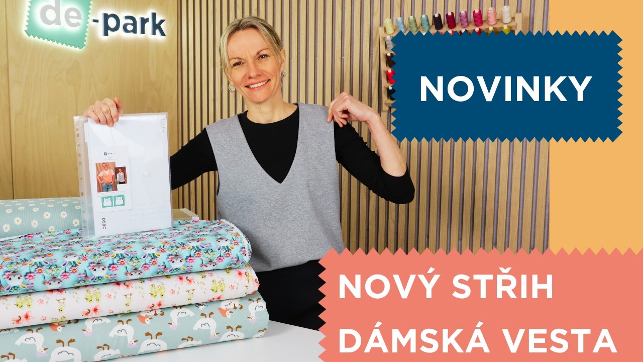 Konečně! Nový střih vesty + jarní novinky