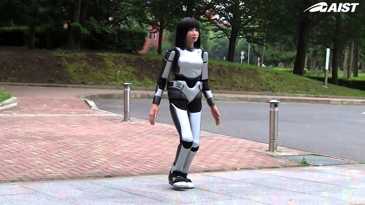 HRP-4C Outdoor Walking Experiment
