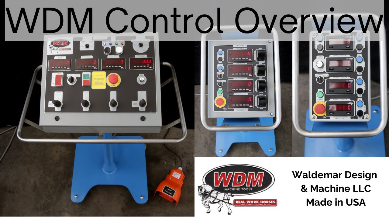 WDM Plate Roll Controls