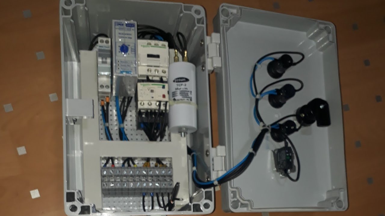 تعلم تركيب الاسلاك كوفري 220vخاصة بئر من صفرcablage de cofferts electrique de pompe immergeés  220v