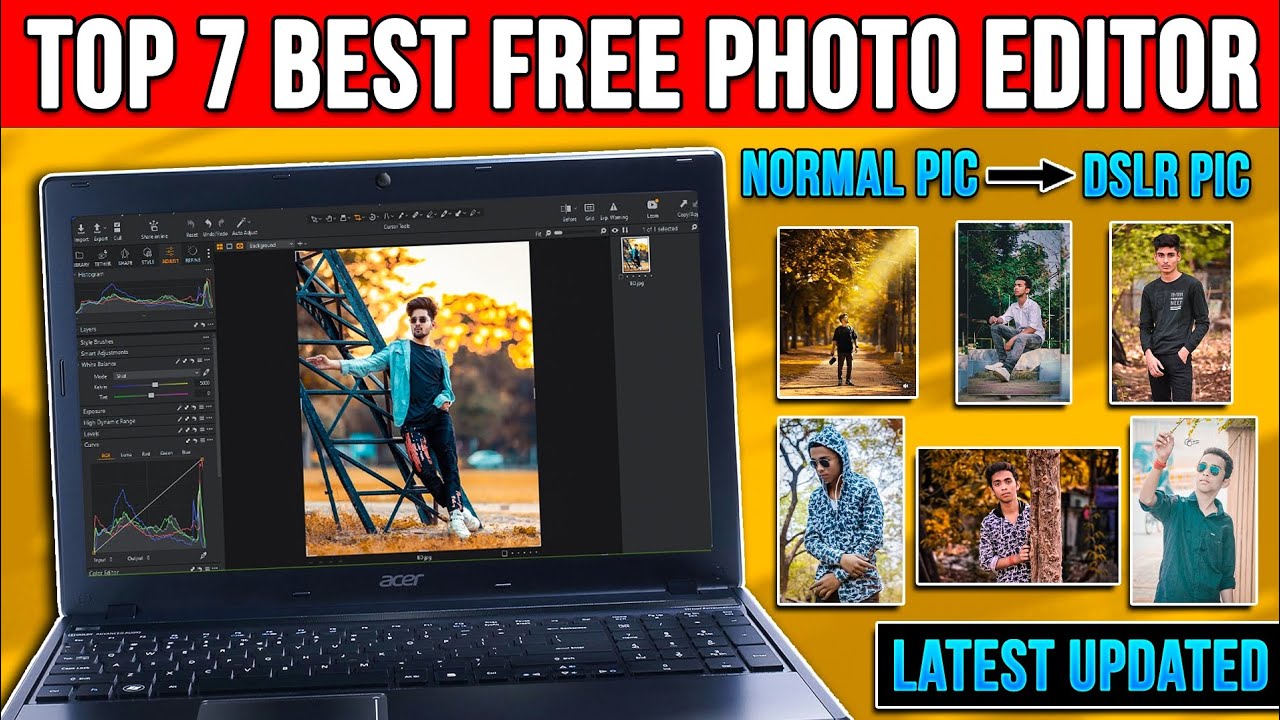 7 лучших бесплатных программ для редактирования фотографий для ПК/ноутбука [2025] — от новичка до...