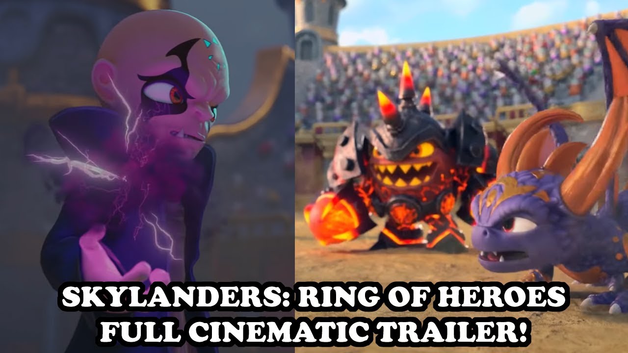Skylanders: Ring of Heroes - FULL CINEMATIC INTRO (TRAILER)! BATTLE ROYALE! NEW GAME!