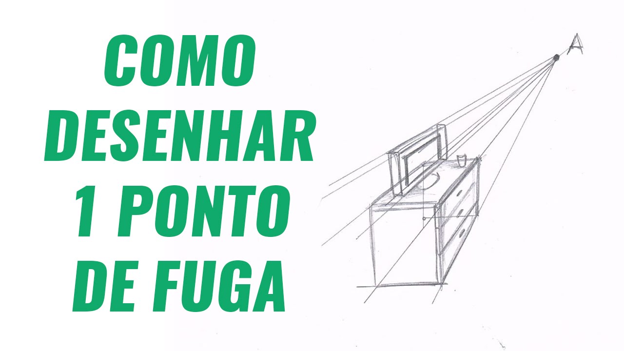 COMO DESENHAR COM UM PONTO DE FUGA