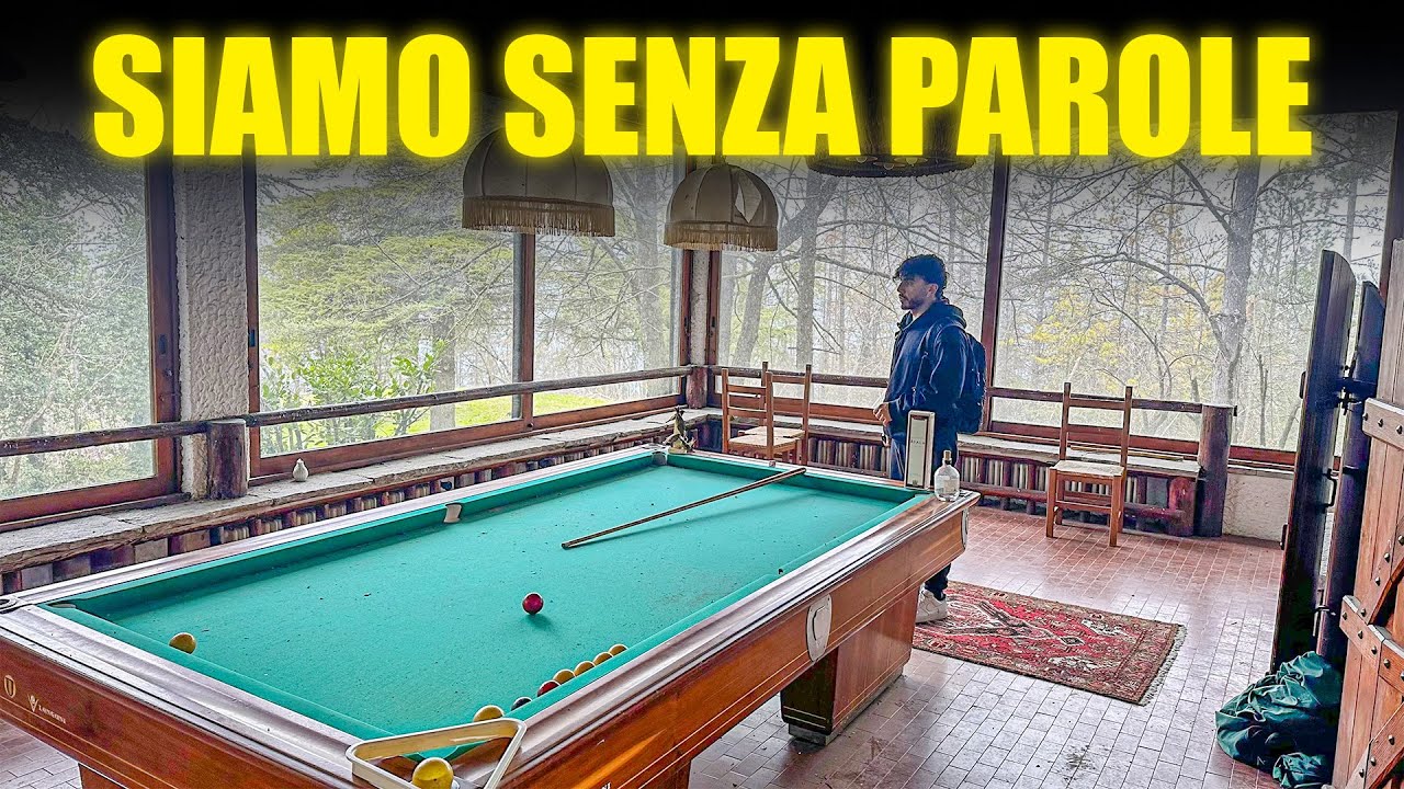 SIAMO SENZA PAROLE TROVIAMO UNA VILLA SEGRETA IN MEZZO AL BOSCO - VENIVA UTILIZZATO COME AIR BNB!