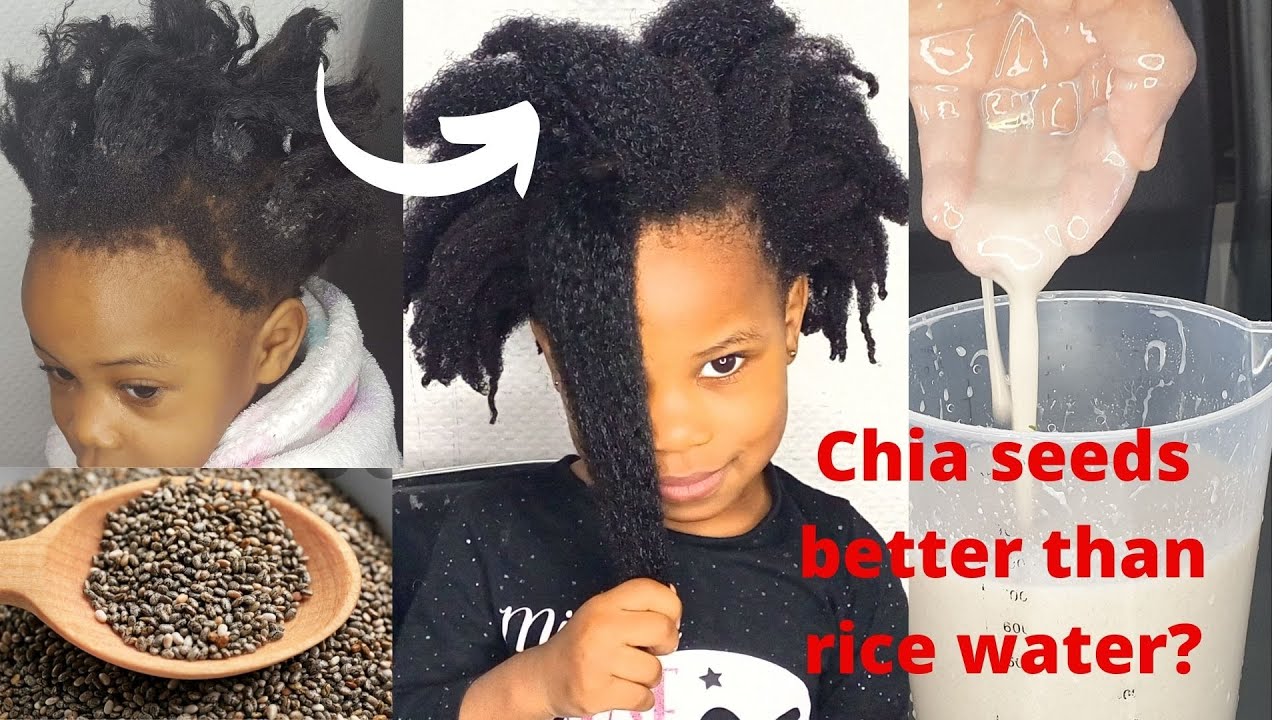 Thicken your hair with Chia seeds mask/ hair detangler/packed with hair goodies