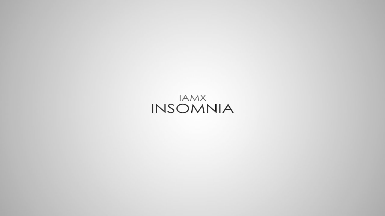 IAMX - Insomnia (Subtitulada al Español) (Lyrics)