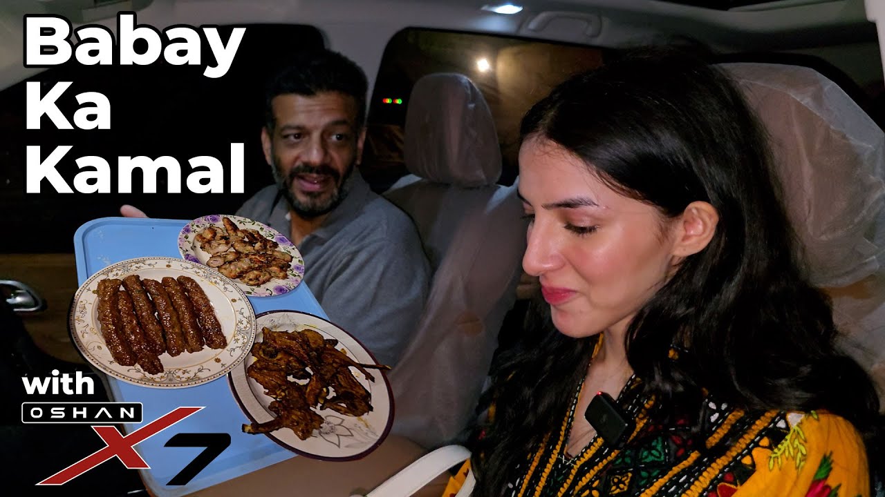 Oshan X7 Ki Sawaari Aur Baba Jamal Tikka Ka Maza ft. Laiba Khan | Food On Wheels